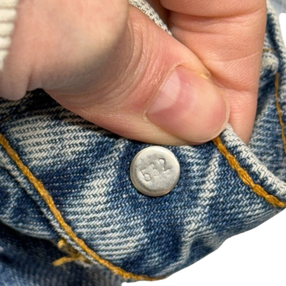 Vintage Levi’s 521 Tapered High Rise Womens Mom Jeans Made in USA 90's Size 27 - Picture 13 of 16